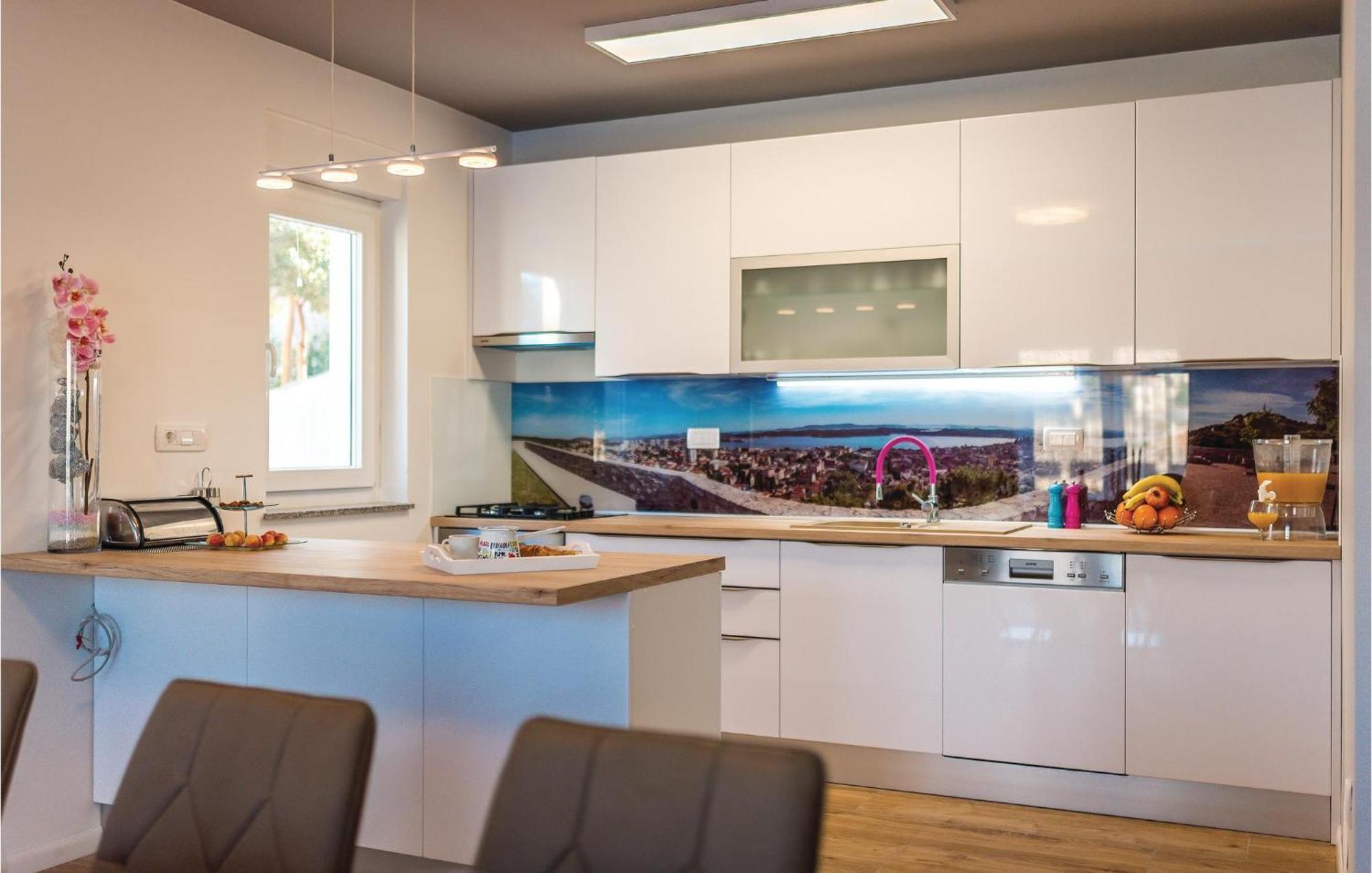Beautiful Home In Sibenik With Kitchen Exterior photo
